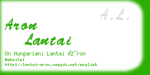 aron lantai business card